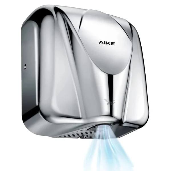 Secador de mãos elétrico compacto AIKE Air Wiper para banheiros comerciais, AK2630s